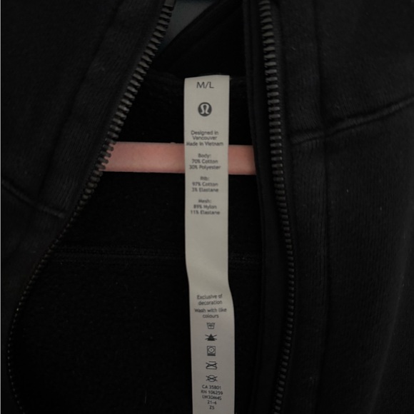 Lululemon Athletica Black Zip-Up Jacket - Picture 3 of 4